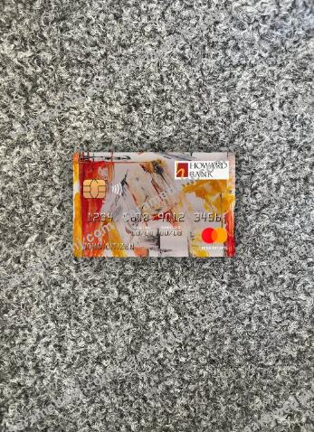 USA Maryland Howard Personal bank mastercard photolook front